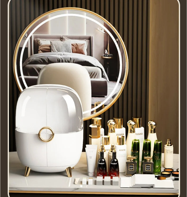 Luxury cosmetic dressing case storage box