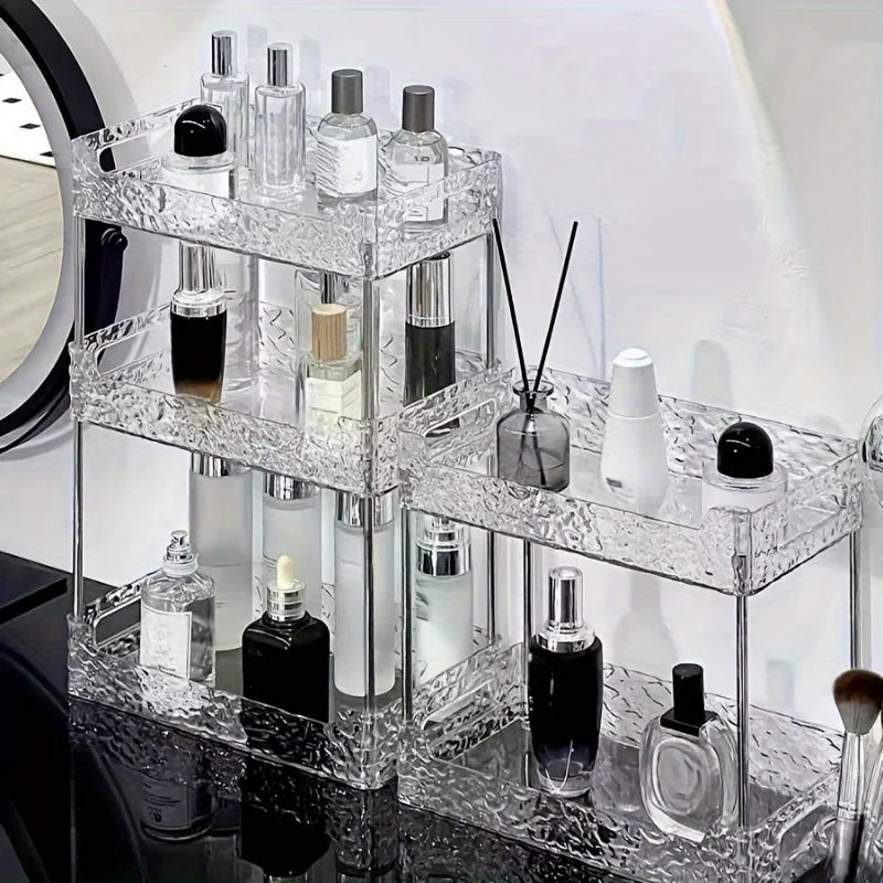 Transparent Acrylic perfume and makeup Storage Rack
