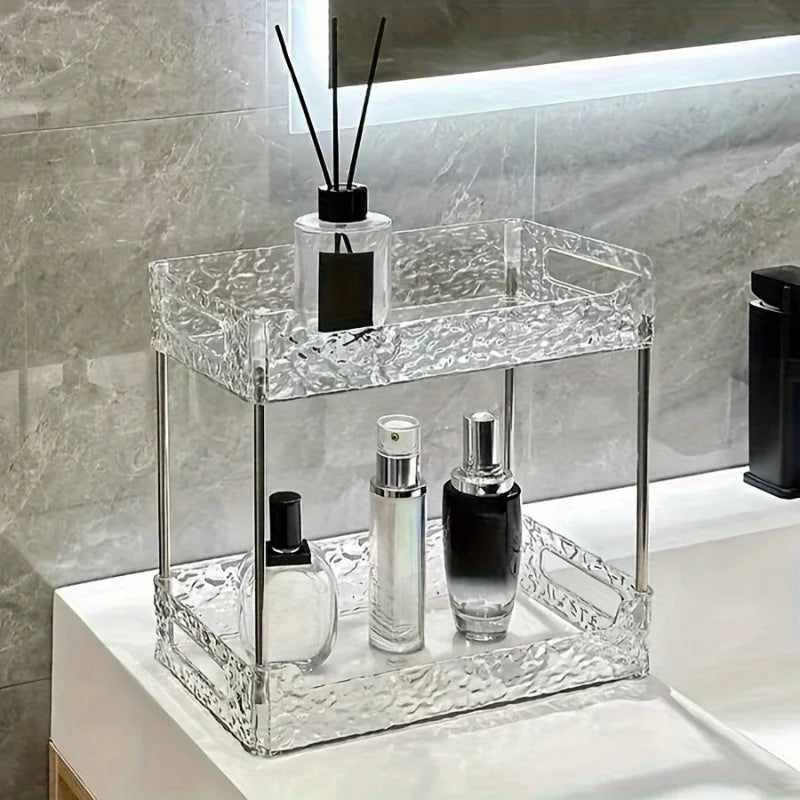 Transparent Acrylic perfume and makeup Storage Rack