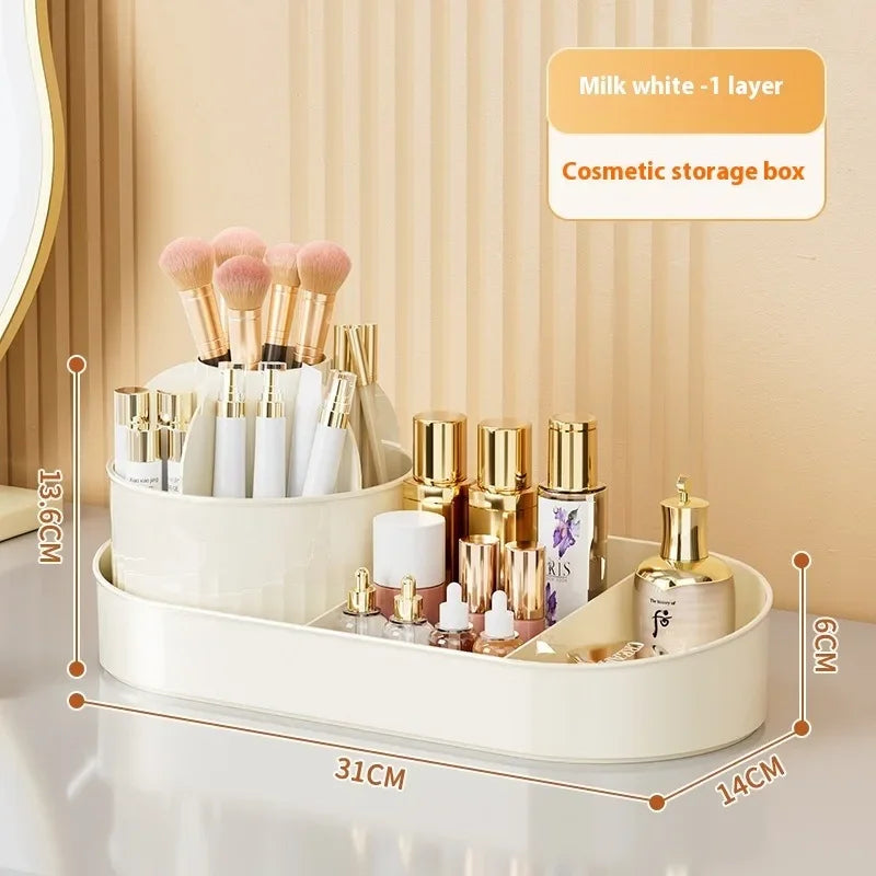 2 Layer cosmetic organizer storage box