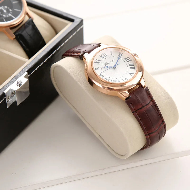 PU Leather Watch Organizer Box