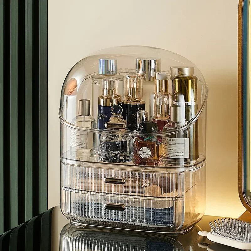Transparent Luxury Cosmetic Organizer