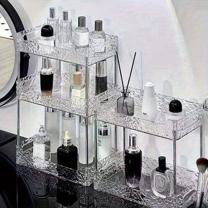 Transparent Acrylic perfume and makeup Storage Rack