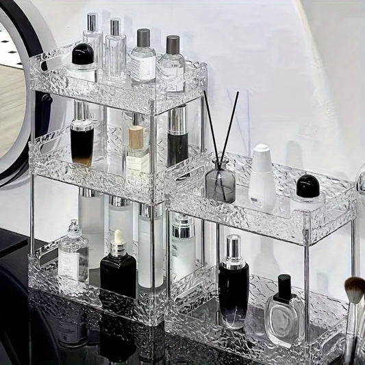 Transparent Acrylic perfume and makeup Storage Rack