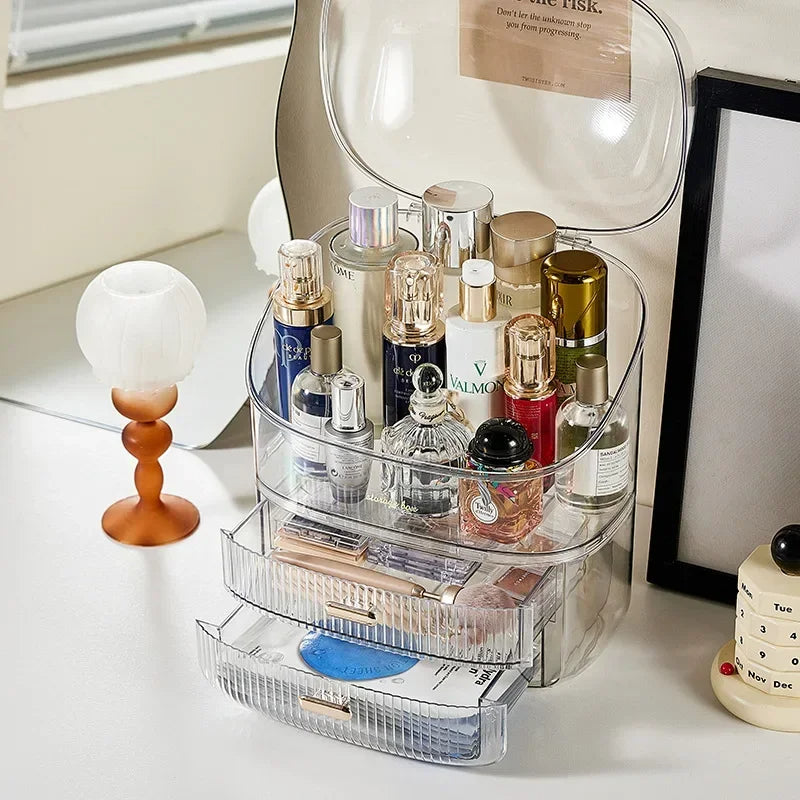 Transparent Luxury Cosmetic Organizer