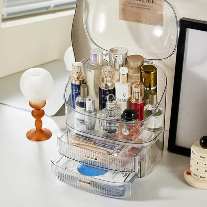 Transparent Luxury Cosmetic Organizer