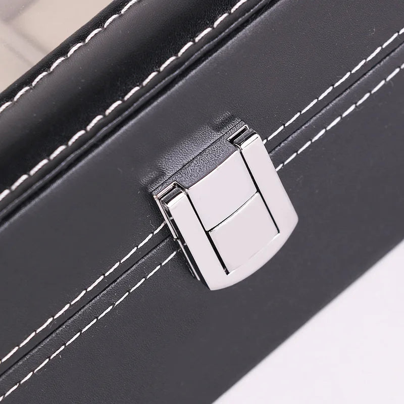 PU Leather Watch Organizer Box