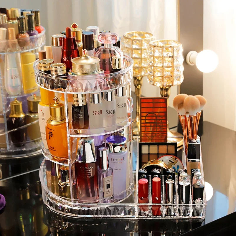 360°  2 in 1 cosmetic organizer