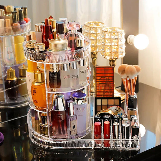 360°  2 in 1 cosmetic organizer