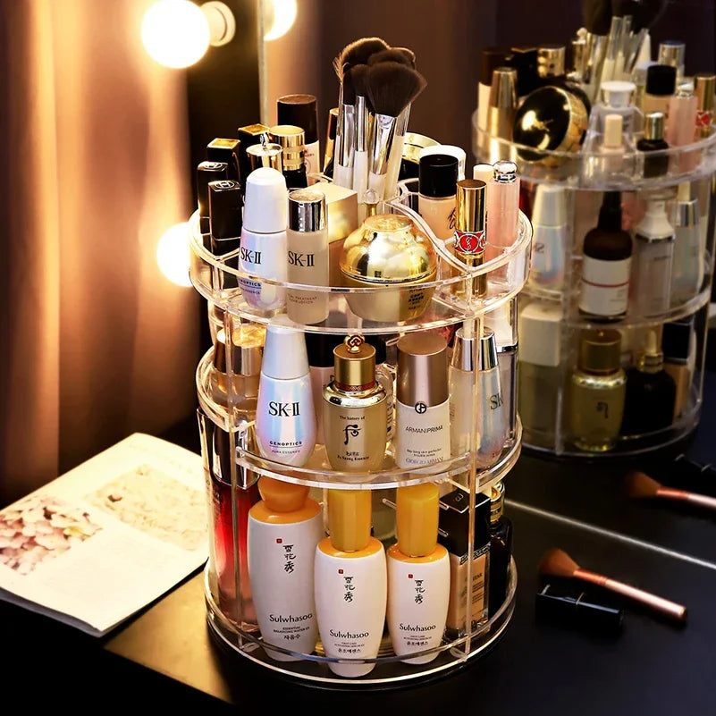 360°  2 in 1 cosmetic organizer