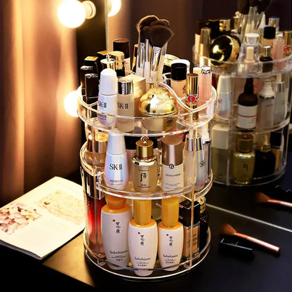 360°  2 in 1 cosmetic organizer