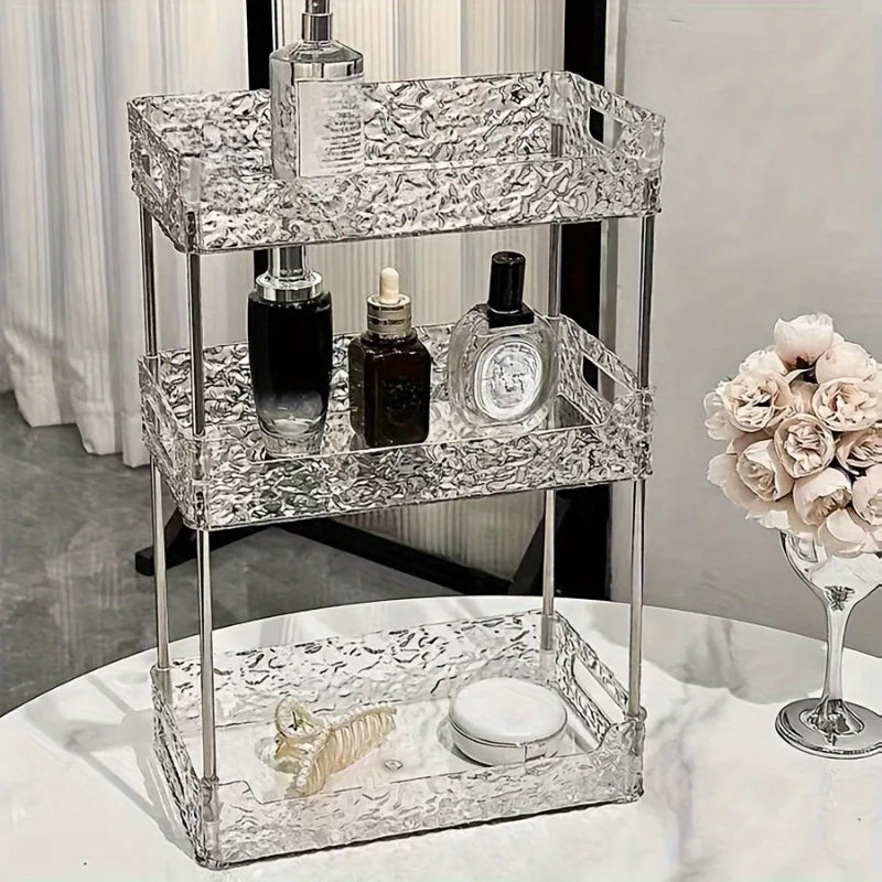 Transparent Acrylic perfume and makeup Storage Rack