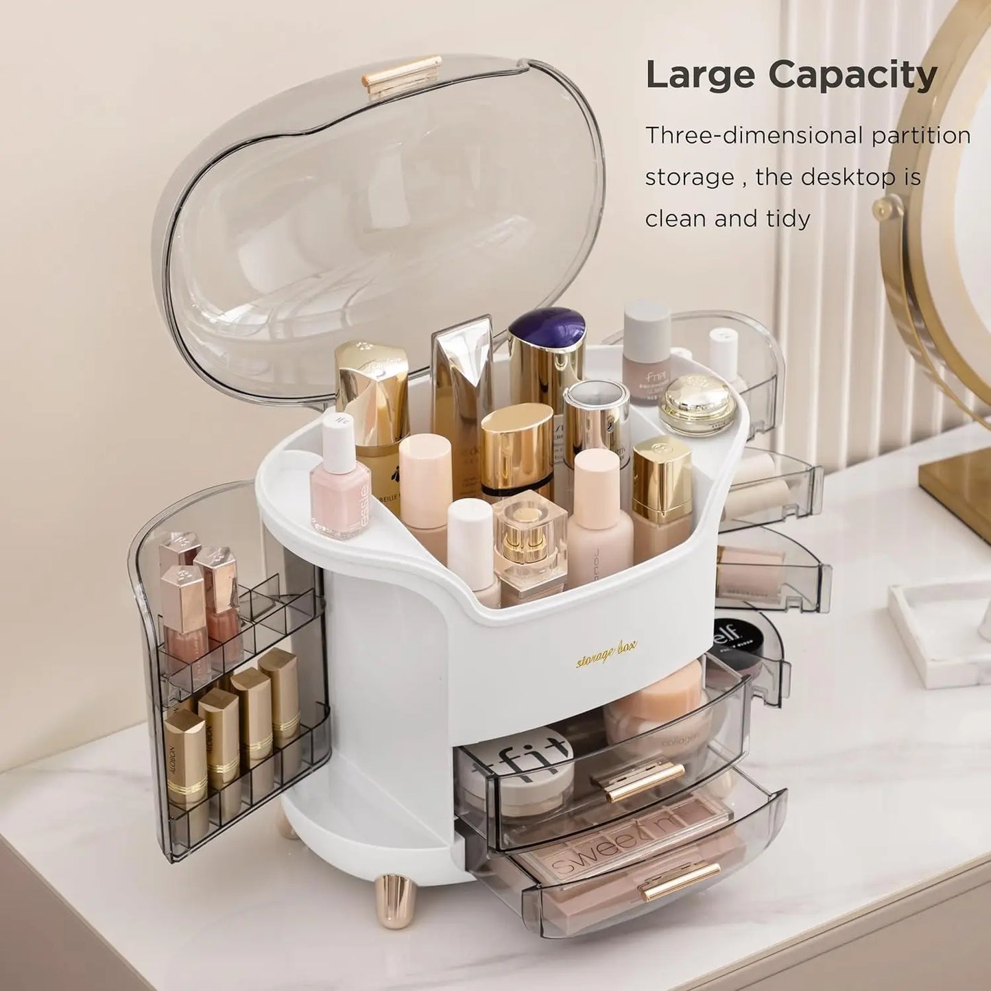 luxury cosmetic Storage Organizer large capacity