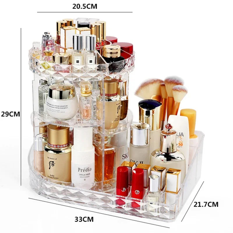 360°  2 in 1 cosmetic organizer