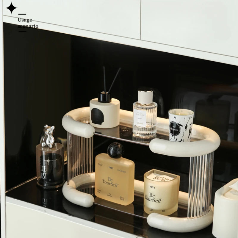 2-Tier Acrylic Multipurpose Storage Rack