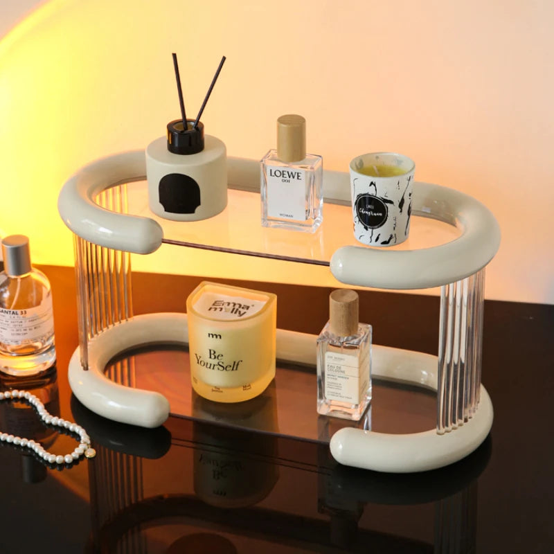 2-Tier Acrylic Multipurpose Storage Rack
